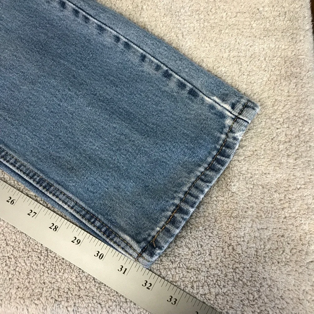 Levi's 505 Regular Fit Jeans Mens 31x32 Blue Medium Wash Straight Leg 00505-4891